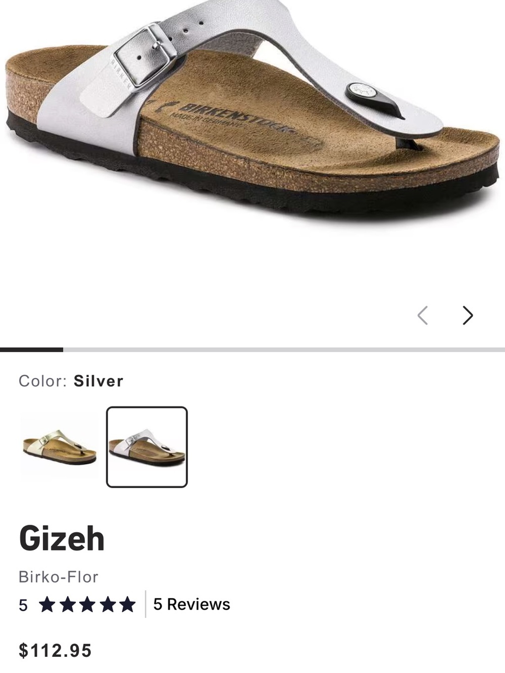 BIRKENSTOCK Gizeh Sandals